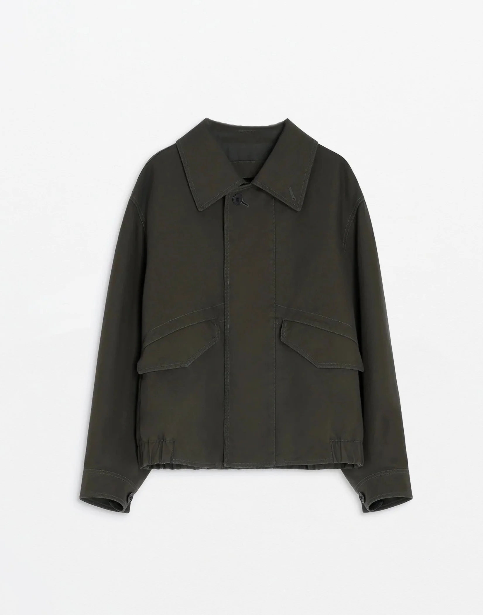 Lemaire - BOXY BLOUSON (ESPRESSO) — EQUIPMENT